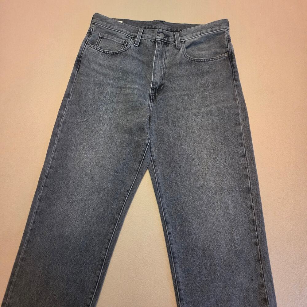 Levi's Premium Men's 568 Stay Loose Straight Jeans Black Gray Sz 34x30 NWOT